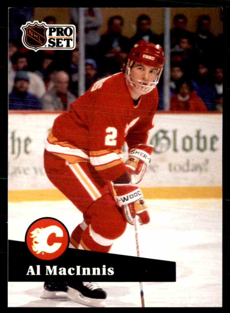 1991-92 Pro-Set NHL & Nhlpa 1991 Pro-Set Al MacInnis #33 on Kronozio