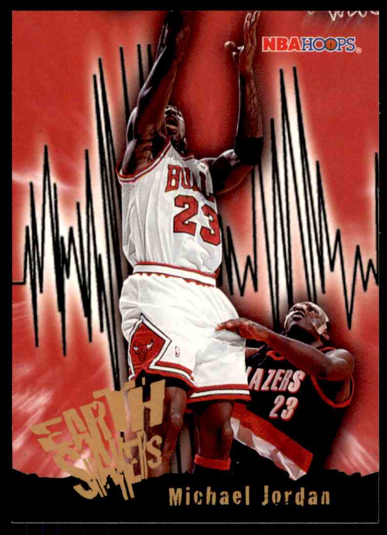 1996-97 NBA Hoops Earth Shakers Michael Jordan #358 on Kronozio