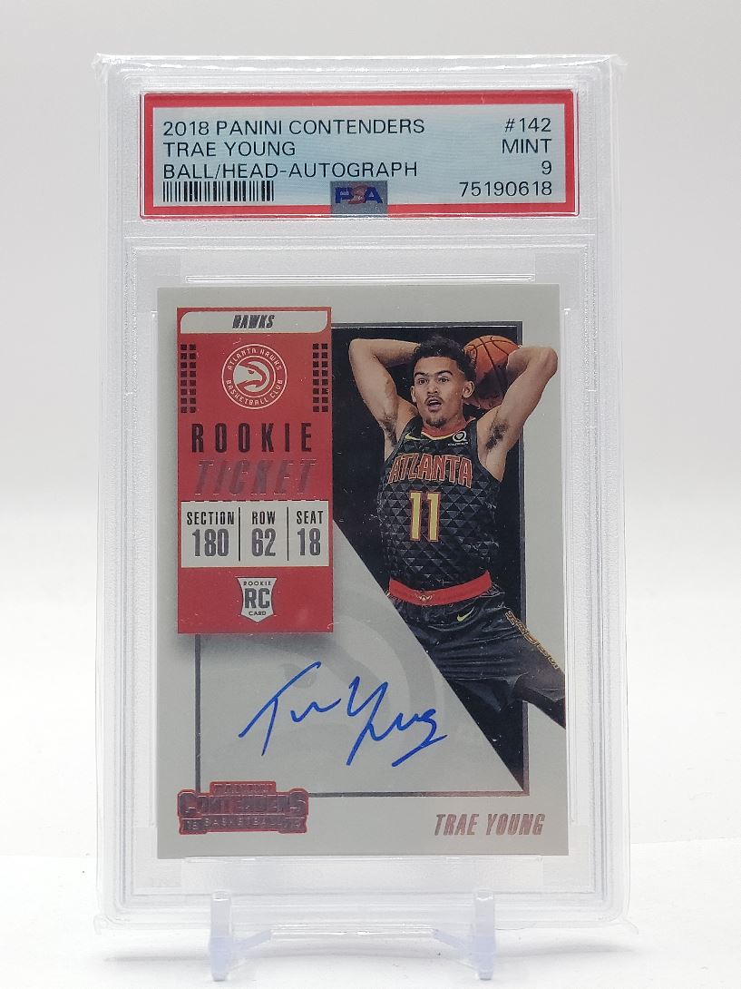 その他 TRAE YOUNG ROOKIE TICKET AUTO HOLO PSA 9 TRAE YOUNG 2018-19 CONTENDERS ROOKIE TICKET RC AUTO PSA 9