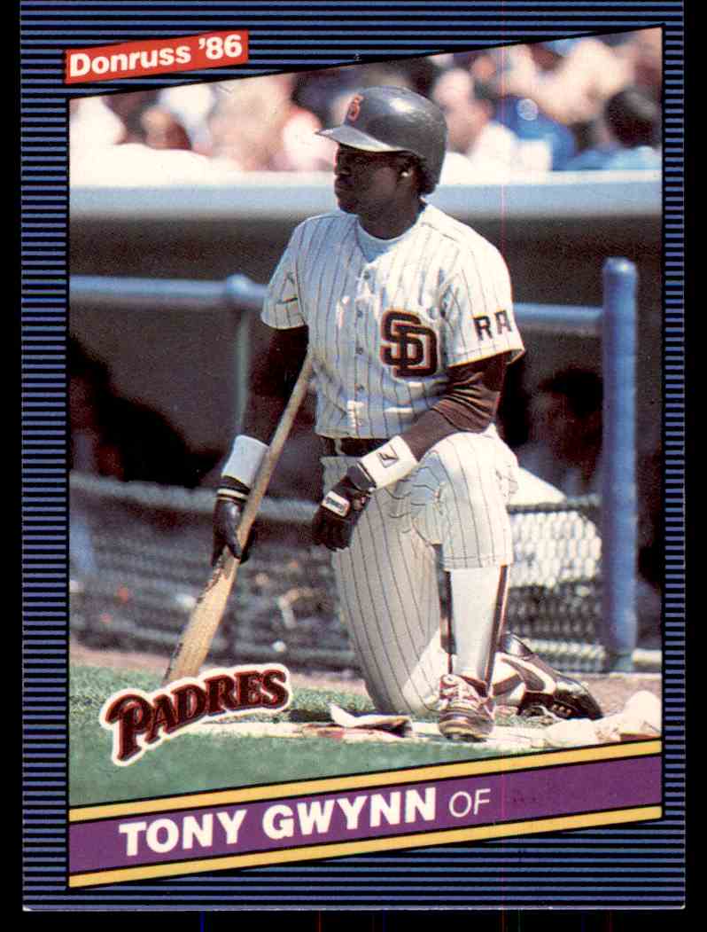 1986 Donruss MLB Tony Gwynn #112