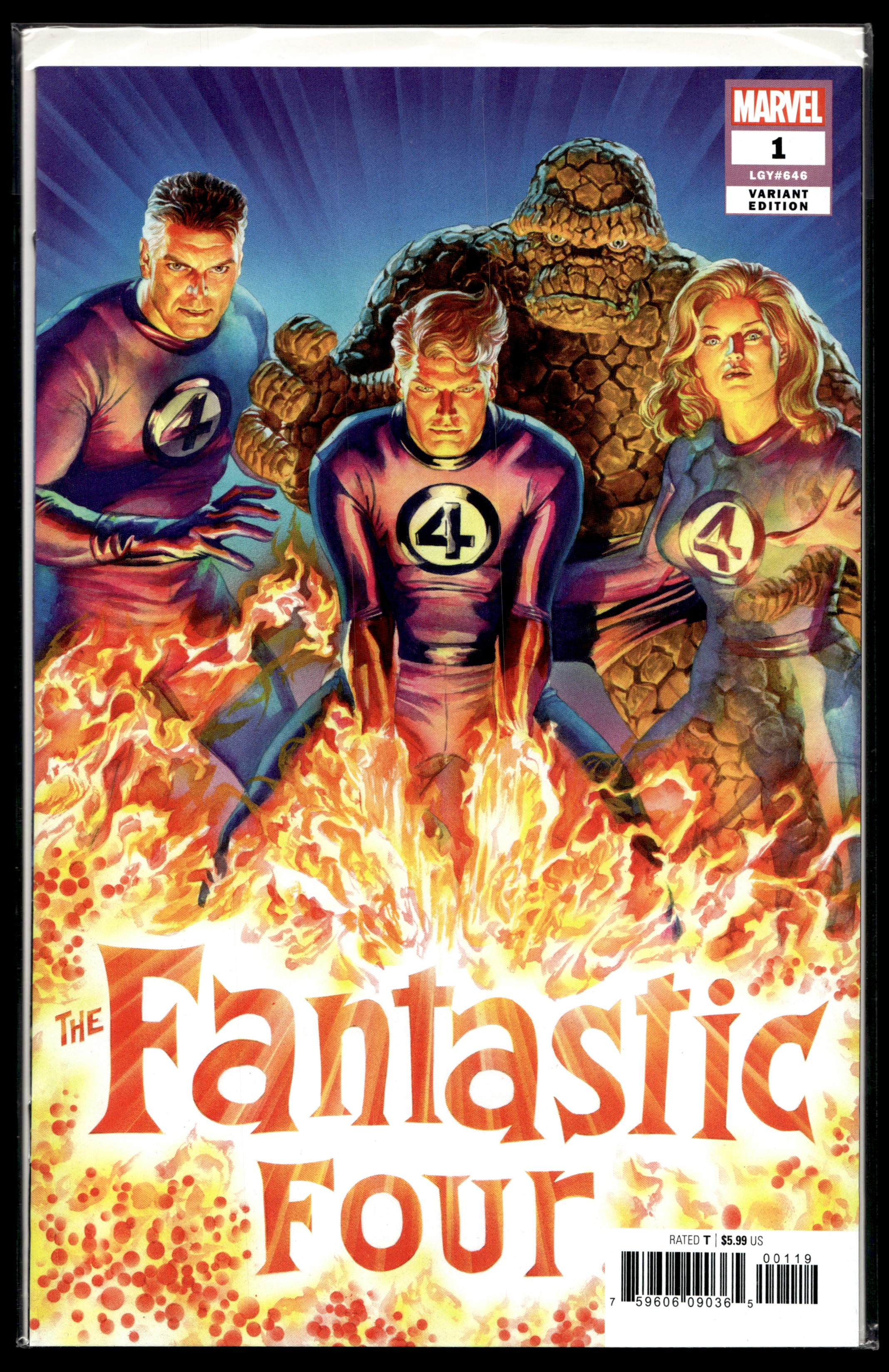 洋書 Fantastic Four #1 1:50 2018 Fantastic Four #1 Ross 1:50 Variant Marvel Comic | eBay
