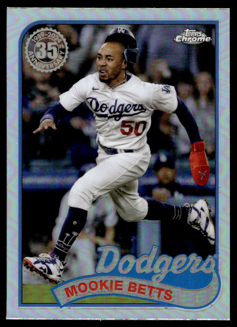 Mookie Betts Dodgers ボブルヘッド 2024 Topps Chrome 1989 Mookie Betts Los Angeles Dodgers #89CB-4 | eBay