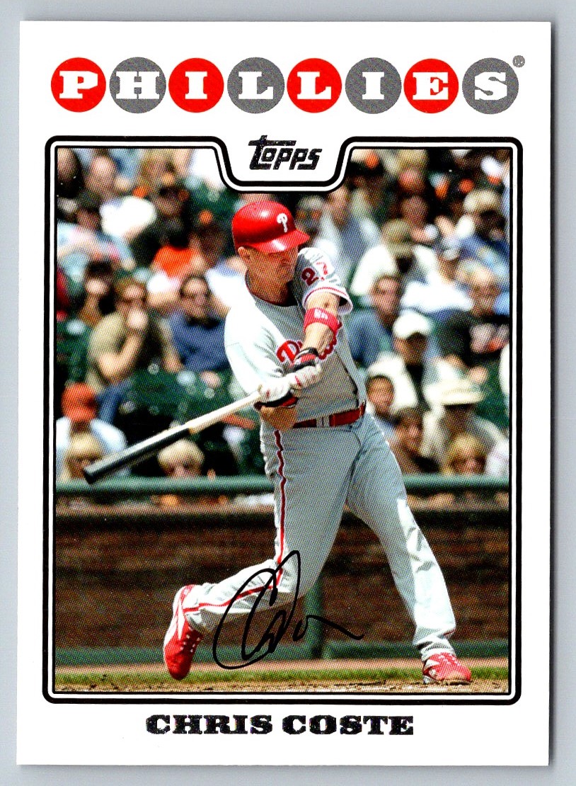 2008 Topps Updates & Highlights Chris Coste #UH93