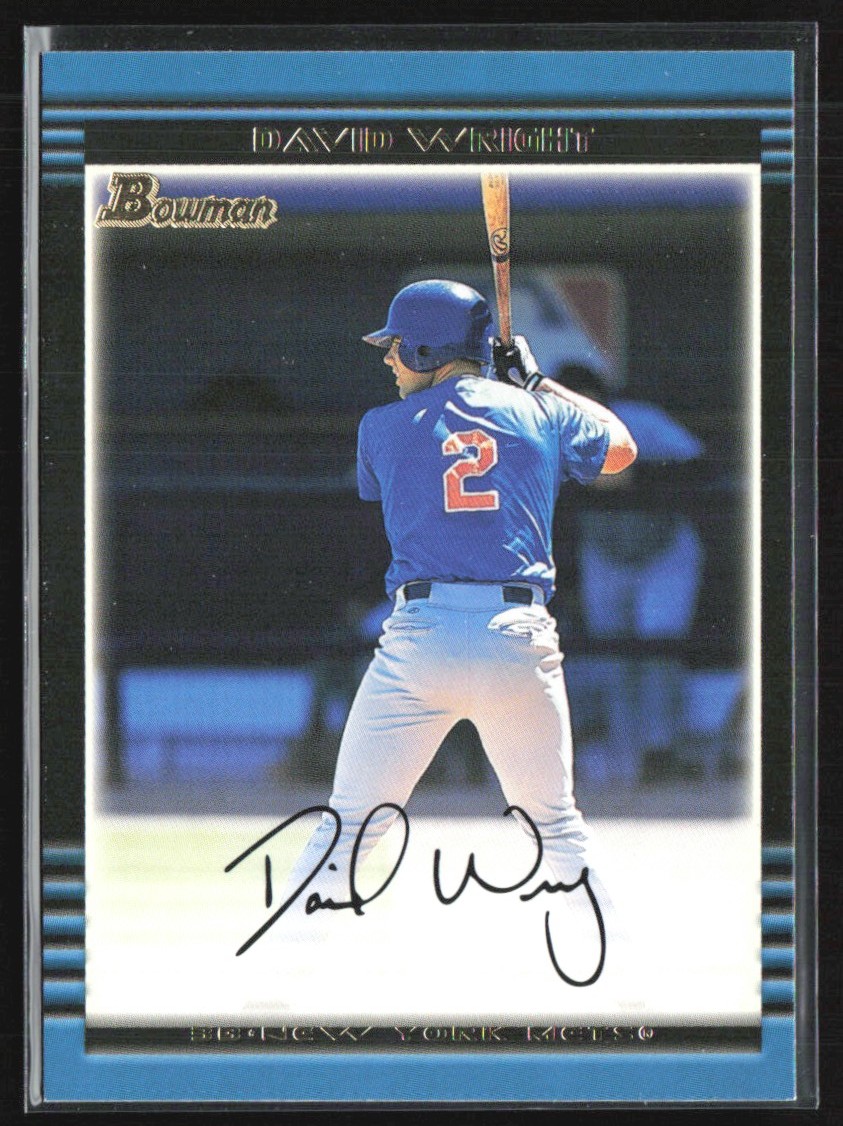 David Wright 2002 Bowman RC B #381 New York Mets | eBay
