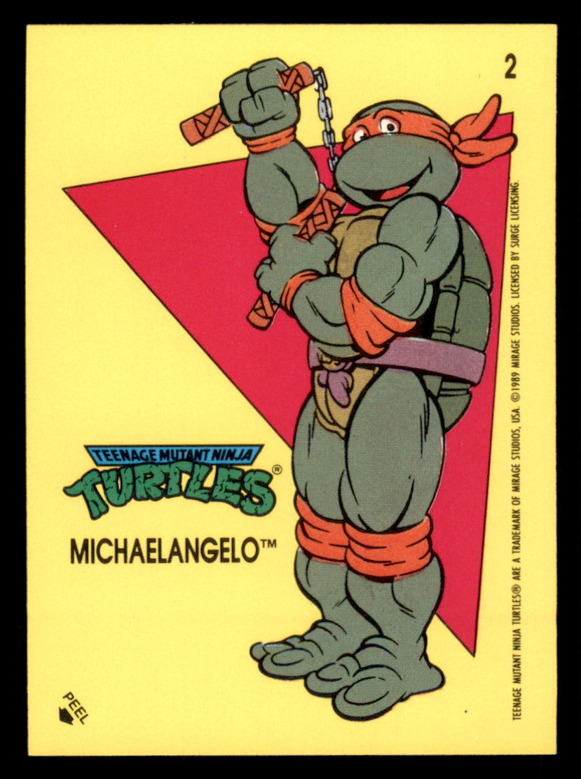 1989 Topps Teenage Mutant Ninja Turtles #1-88 w/ Stickers - YOU PICK - Picture 89 of 98