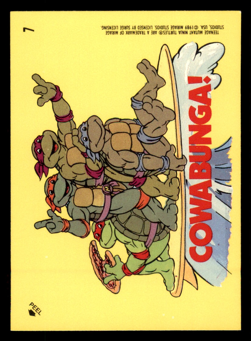 1989 Topps Teenage Mutant Ninja Turtles #1-88 w/ Stickers - YOU PICK - Picture 94 of 98