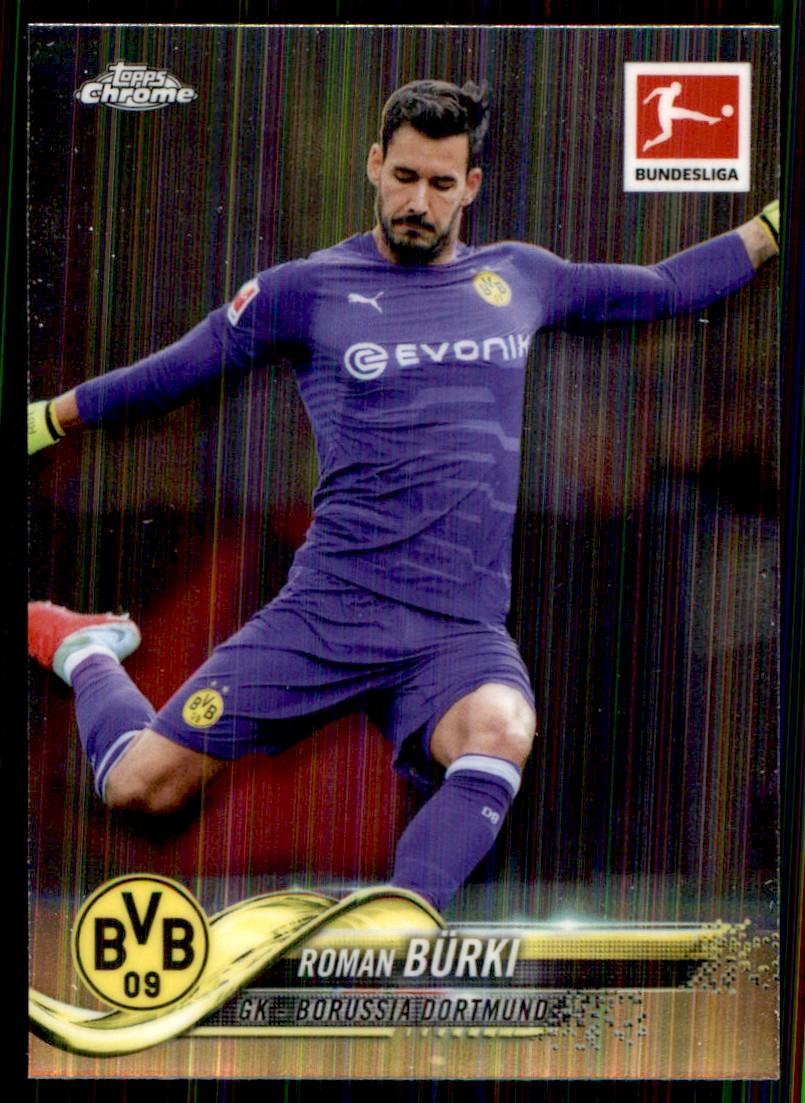 2018 Topps Chrome Bundesliga Roman Burki Borussia Dortmund #14 | eBay