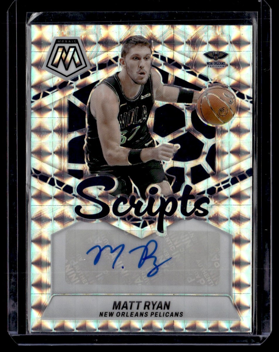 2023-24 Panini Mosaic Scripts Auto Matt Ryan #MS-RYA | eBay