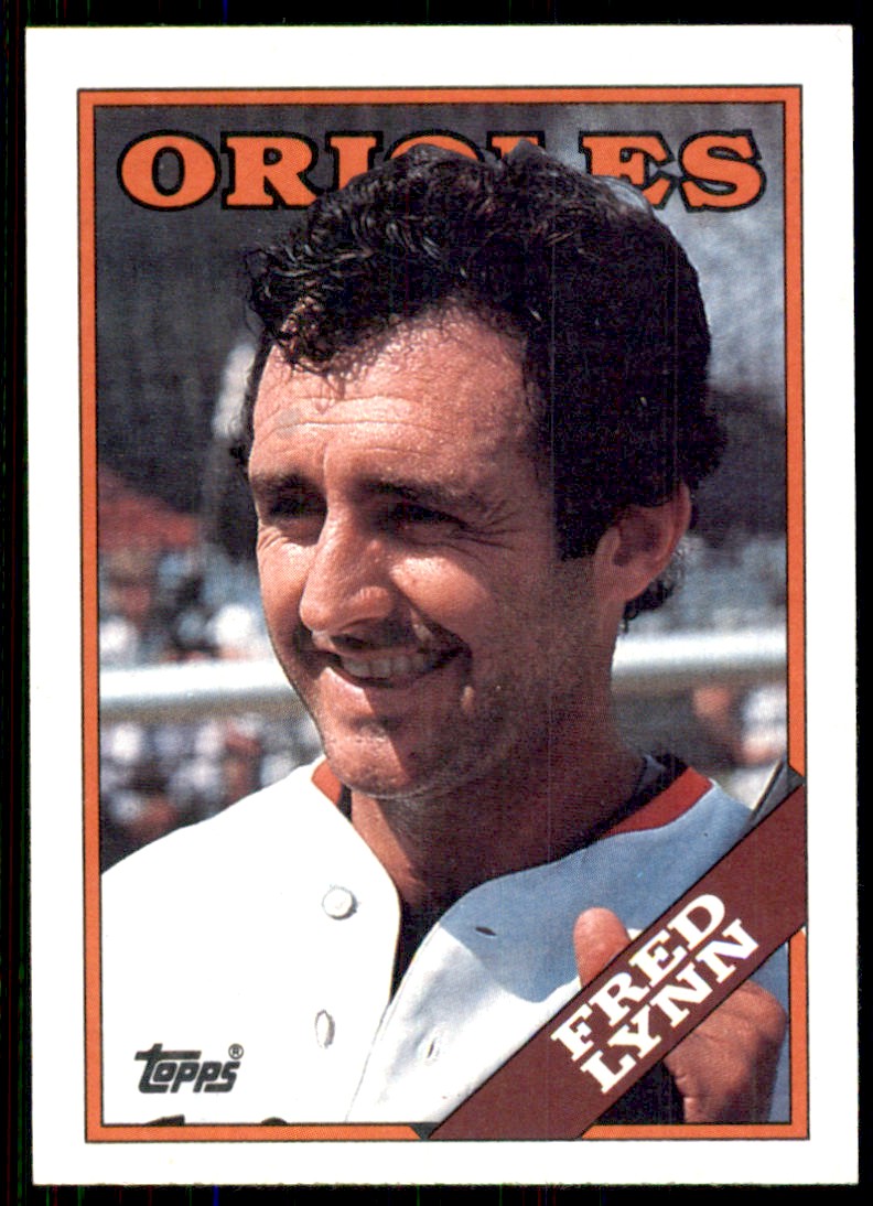 1988 Topps Fred Lynn Baltimore Orioles #707 | eBay