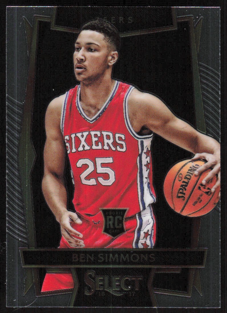 2016-17 Panini Select Ben Simmons Rookie Philadelphia 76ers #60 | eBay