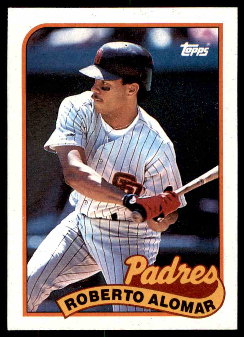 1989 Topps Baseball Roberto Alomar #206