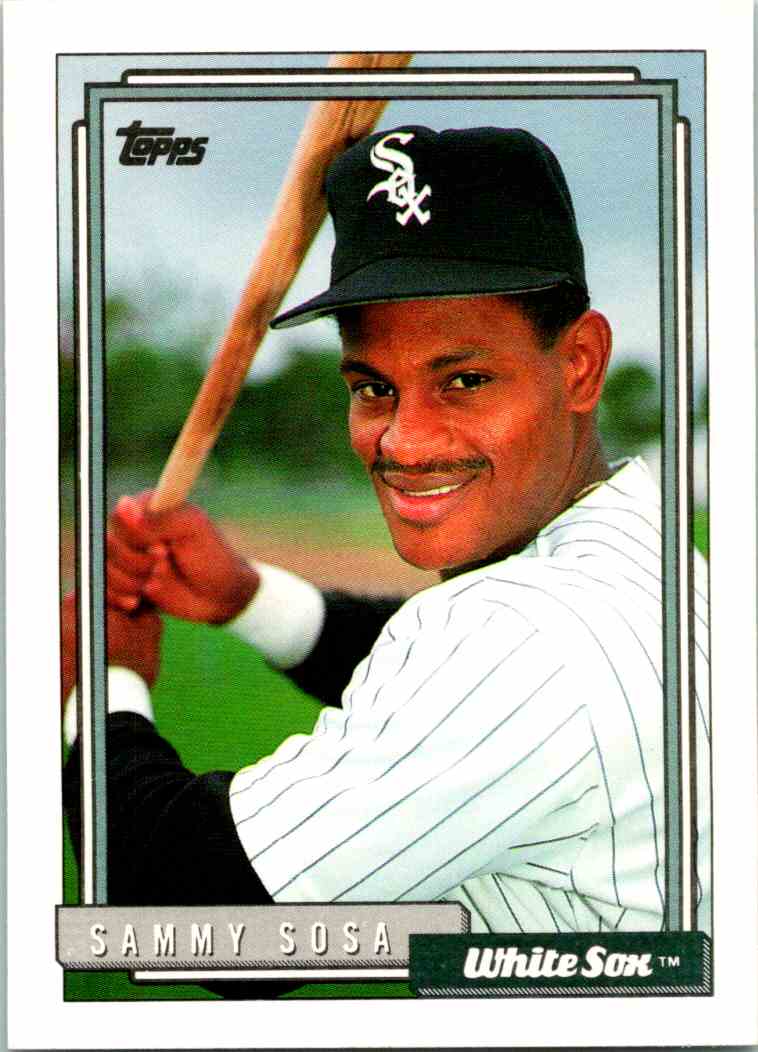 1992 Topps Sammy Sosa Chicago White Sox 94 EBay 1992 Topps Sammy Sosa Chicago White Sox 94 EBay