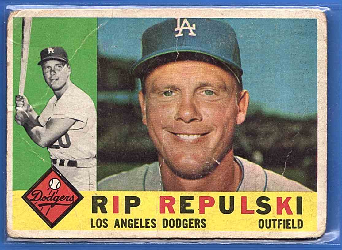1960 Topps Rip Repulski #265 card front image