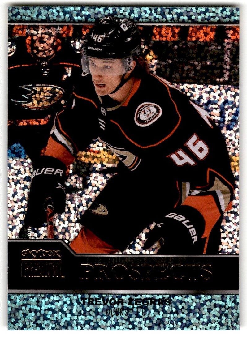 2021-22 Metal Universe Premium Prospects Sapphire Trevor Zegras