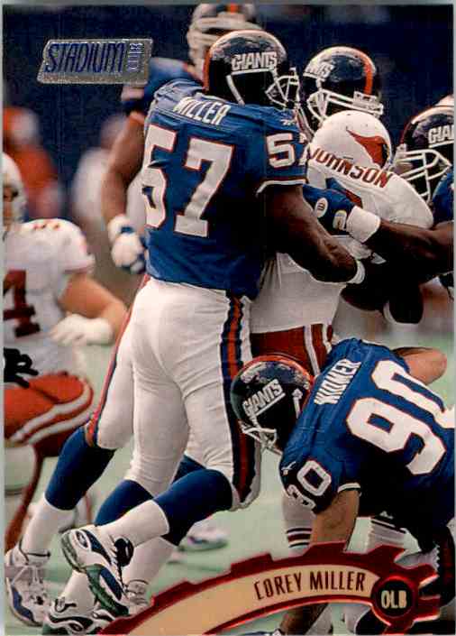 1997 Stadium Club Corey Miller #208