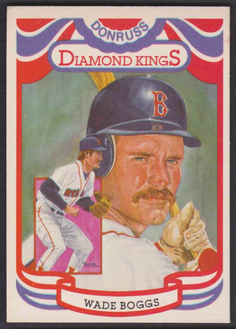 1983 Donruss Diamond Kings Wade Boggs. wade boggs 26. 