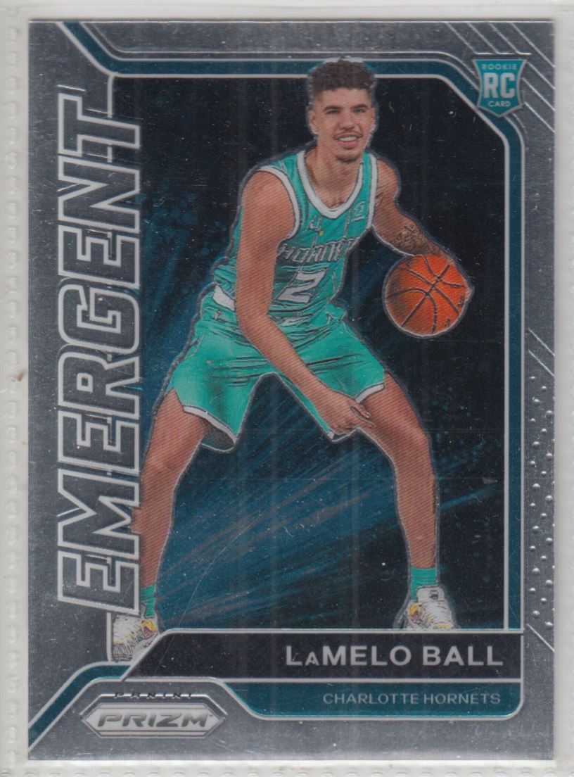 2020-21 Panini Prizm Emergent Lamelo Ball #23 card front image