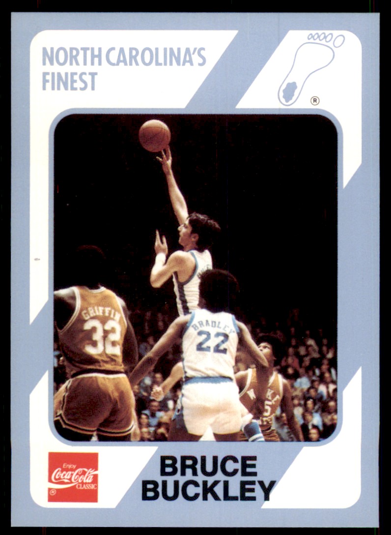 1989-90 Collegiate Collection Bruce Buckley North Carolina Tar Heels #178