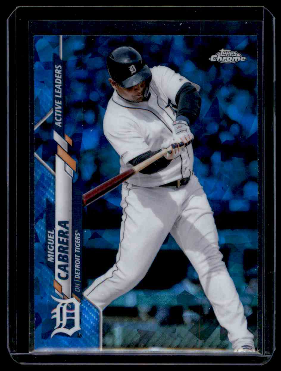 2020 Topps Chrome Sapphire Update Miguel Cabrera U193 eBay