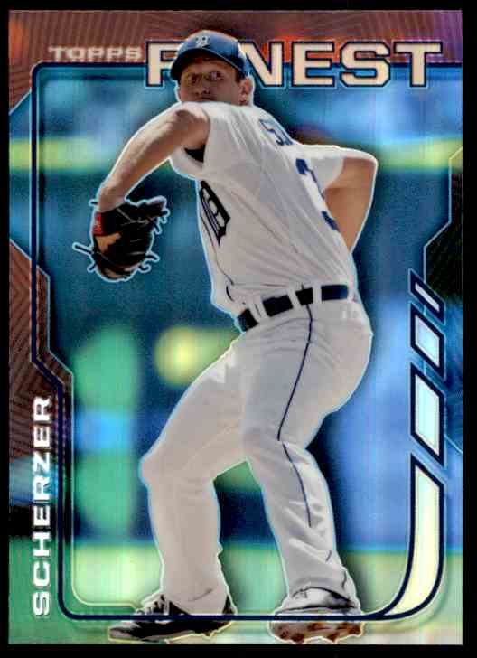 2014 Topps Finest Refractor Max Scherzer Tigers #11 | eBay