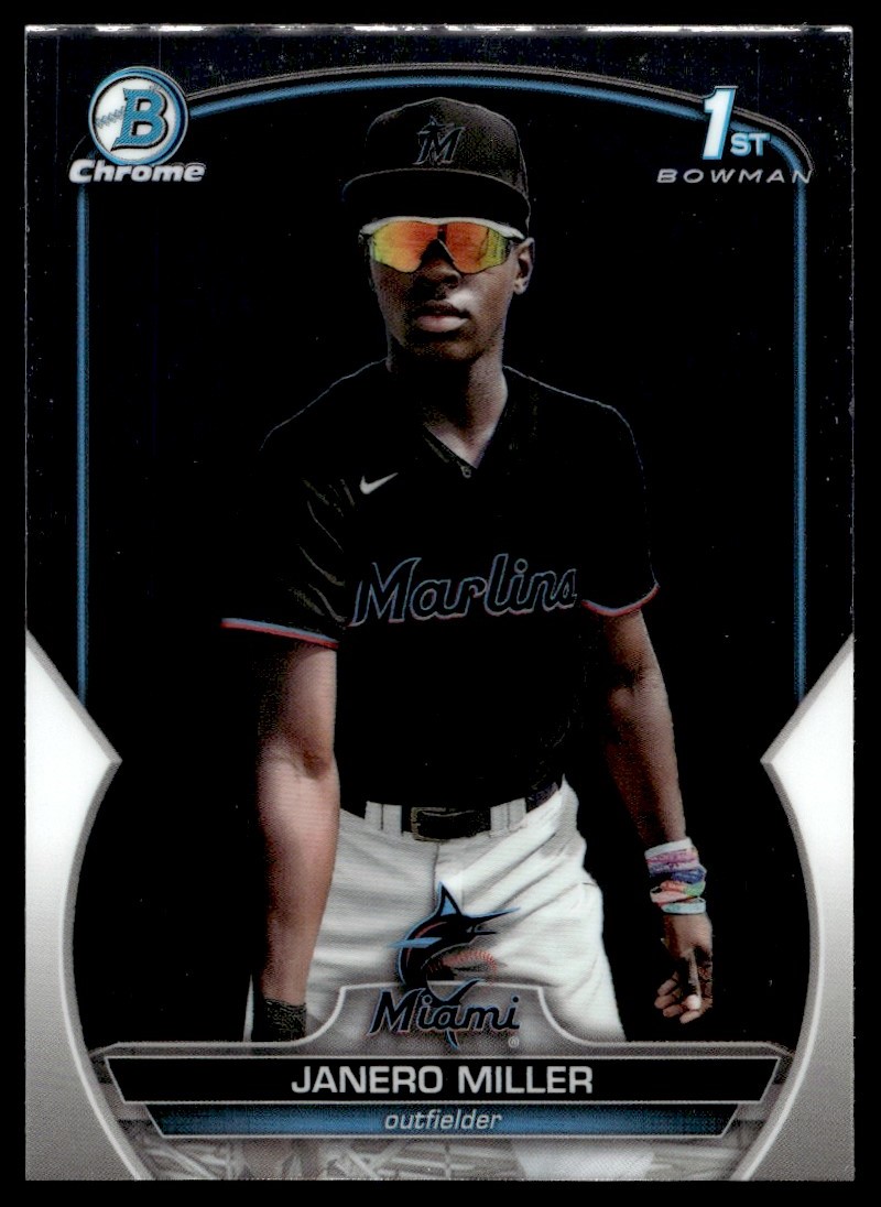 2023 Bowman Chrome Prospects Janero Miller #BCP-184