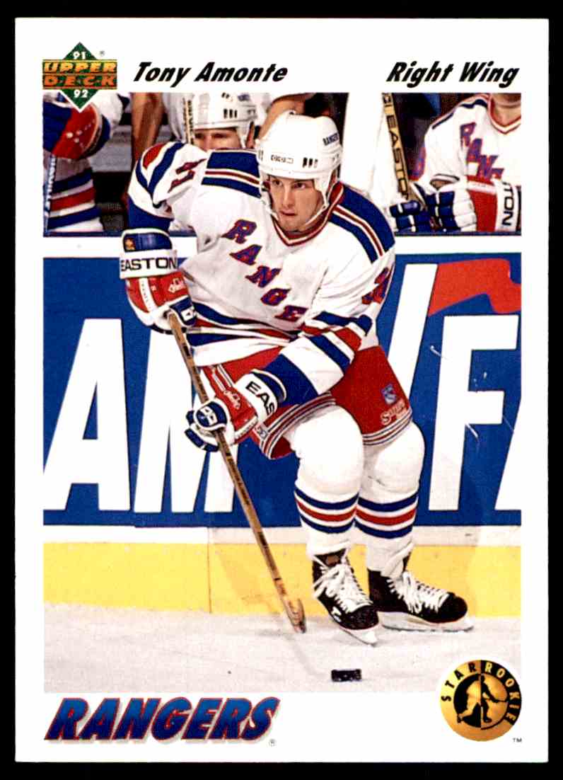 1991-92 Upper Deck Tony Amonte #450 On Kronozio