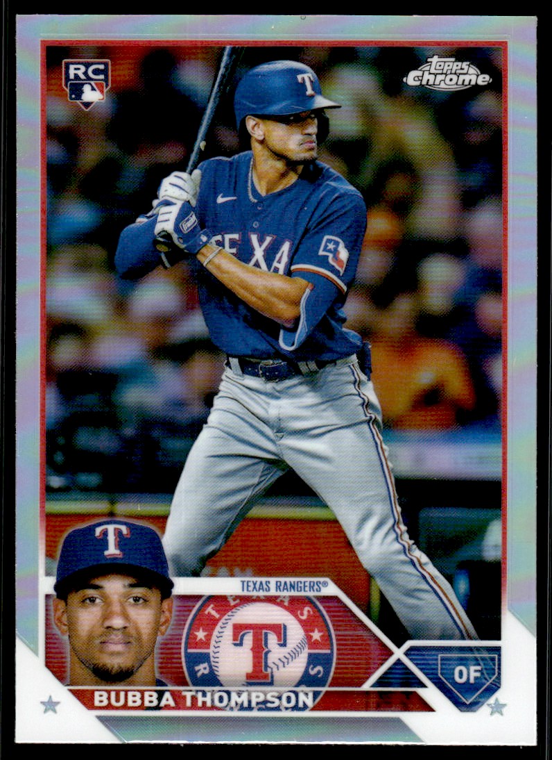 2023 Topps Chrome Refractor Bubba Thompson #58