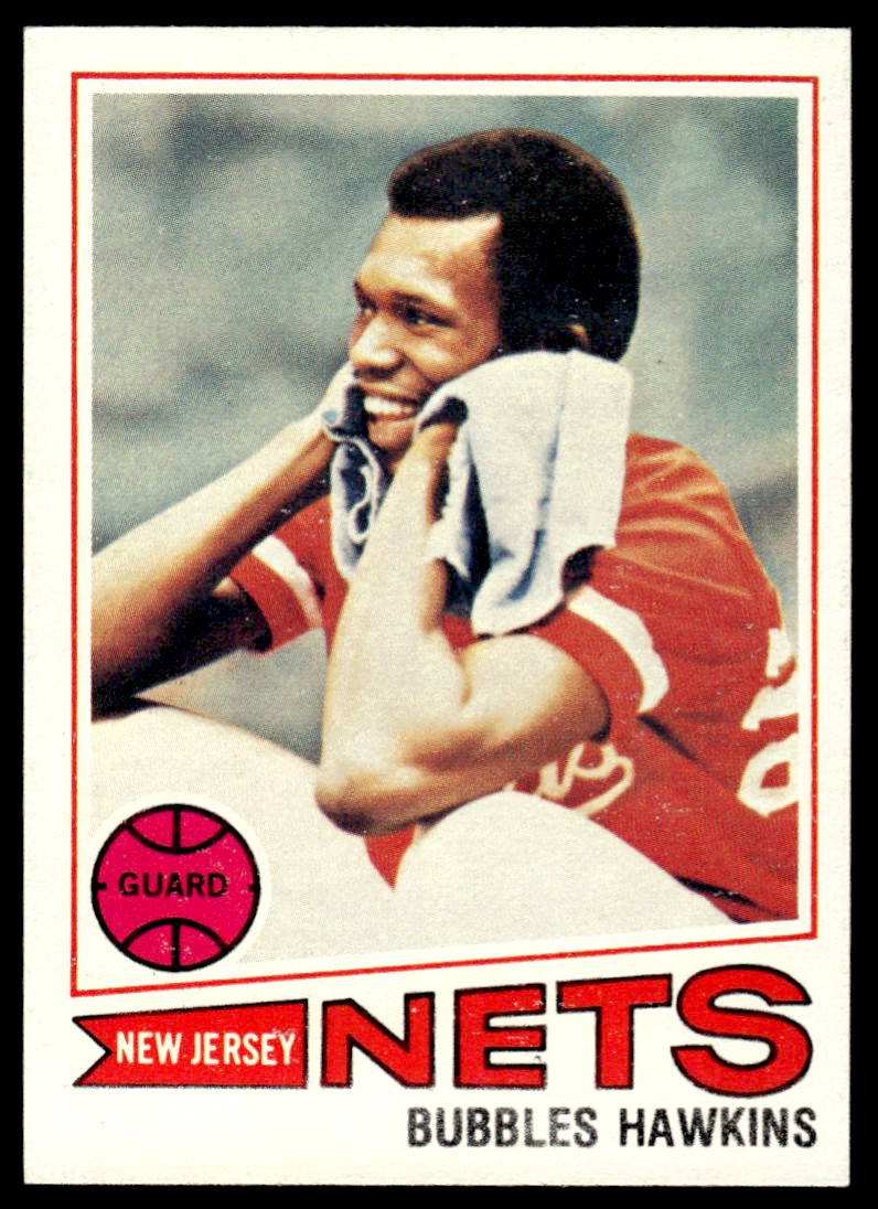 1977-78 Topps Bubbles Hawkins Rookie New Jersey Nets #22 | eBay