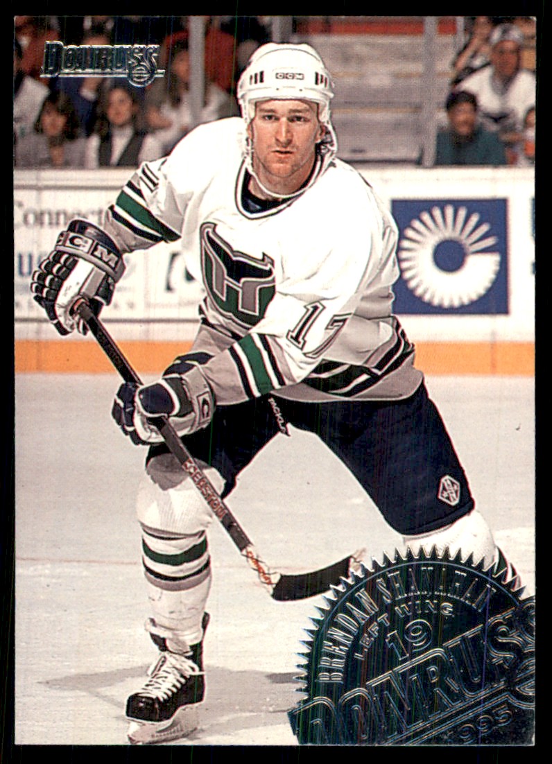 1994-95 Donruss Error Ted Drury Error Front Reads Brendan Shanahan #186 card front image
