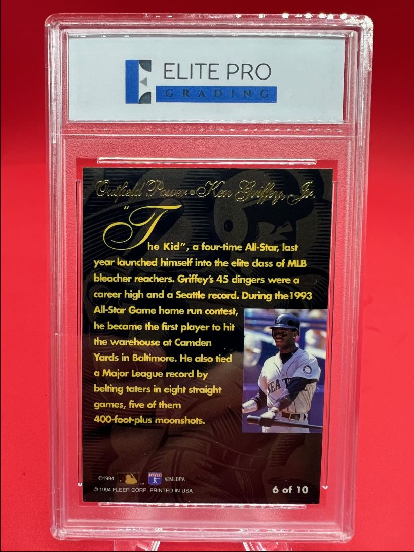 1994 Flair Outfield Power Ken Griffey Jr. Seattle Mariners #6 GEM