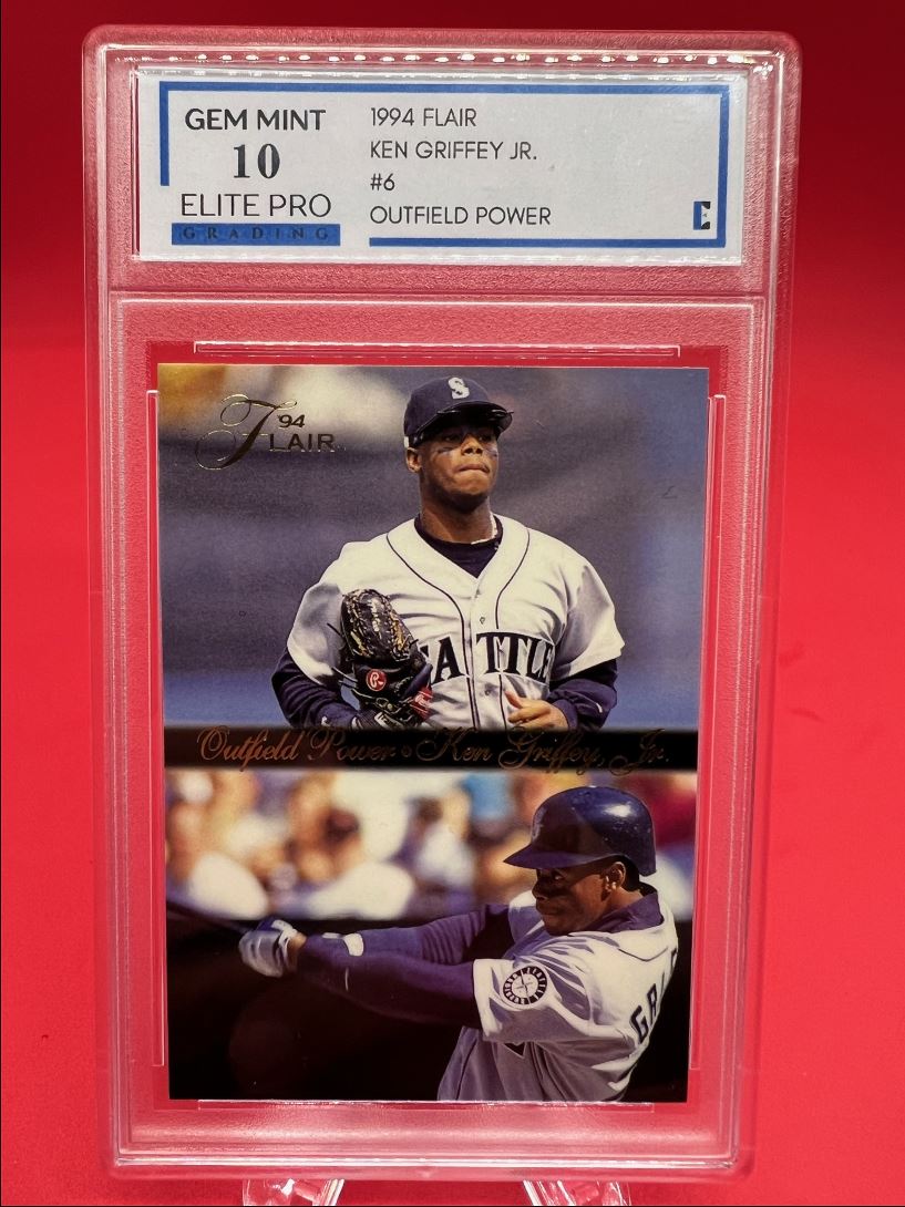 1994 Flair Outfield Power Ken Griffey Jr. Seattle Mariners #6 GEM