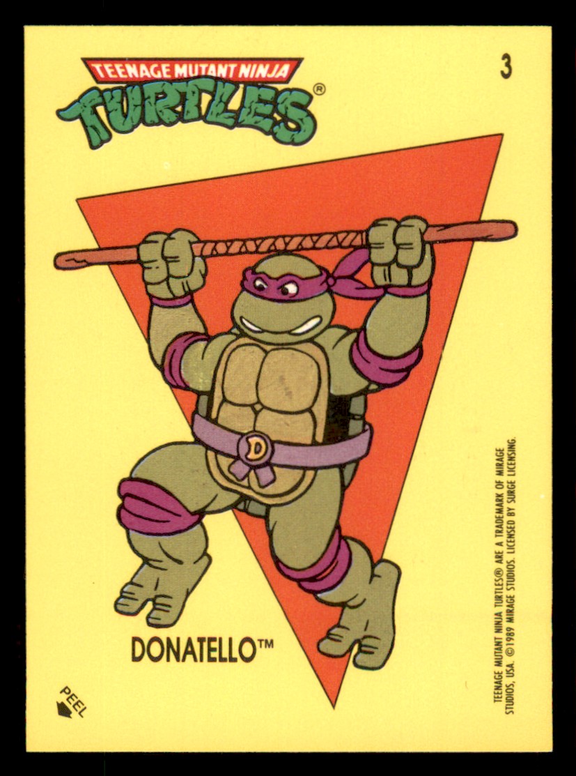 1989 Topps Teenage Mutant Ninja Turtles #1-88 w/ Stickers - YOU PICK - Picture 90 of 98