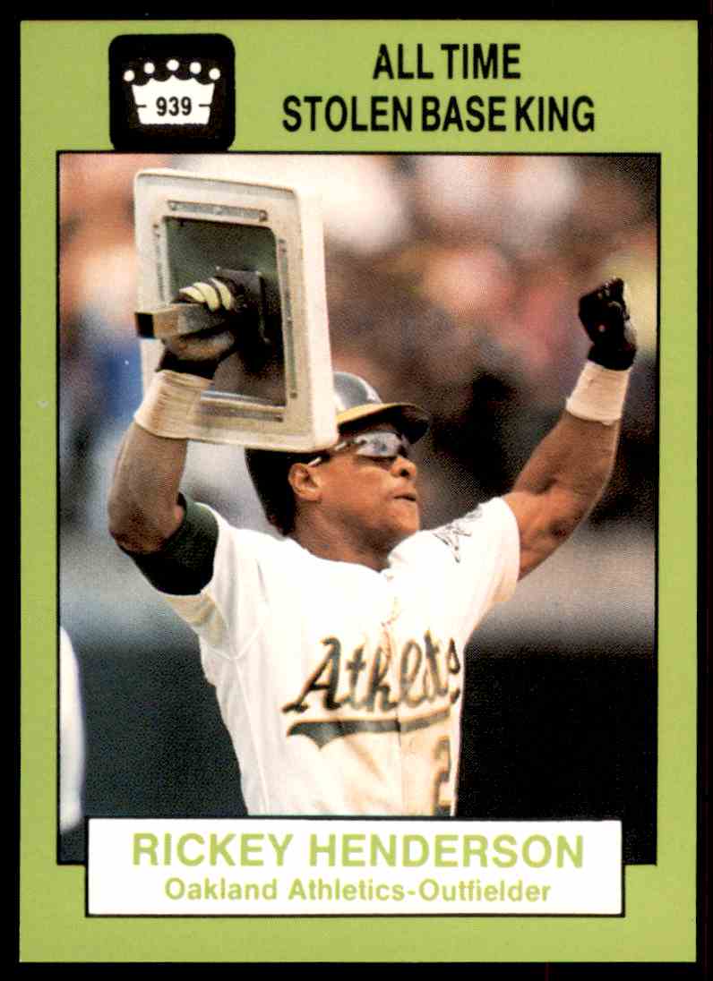 The Stolen Base King! Rickey Henderson - Rickey Henderson