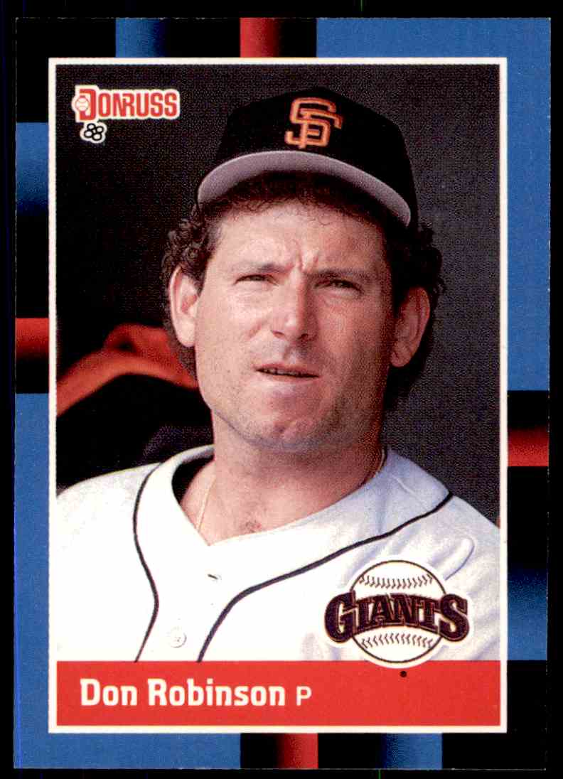 1988 Donruss Baseball Don Robinson #573