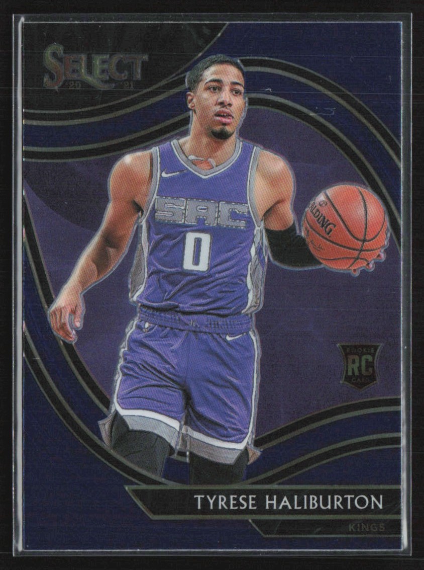 Tyrese Haliburton 2020-21 Panini Select Courtside RC #289 Sacramento Kings