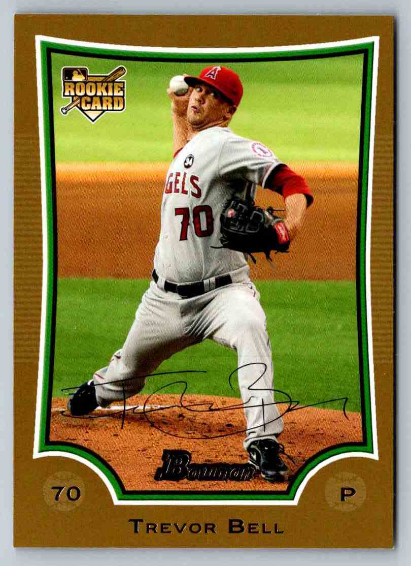 2009 Bowman Draft Picks & Prospects Gold Trevor Bell #BDP3