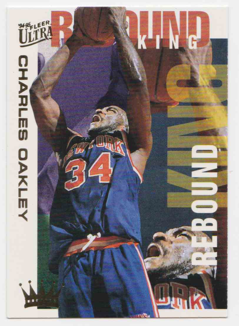 1994-95 Fleer Ultra Rebound King Charles Oakley #5 on Kronozio