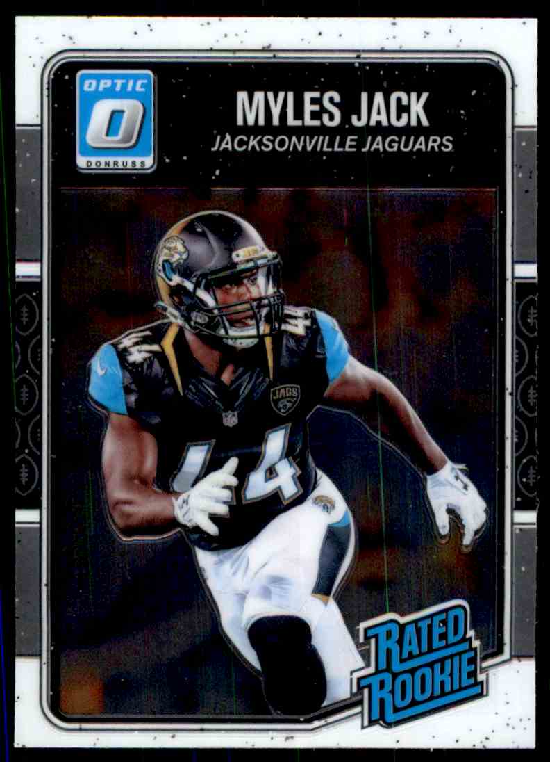 2016 Donruss Optic #187 Myles Jack Jacksonville Jaguars Rookie Football Card