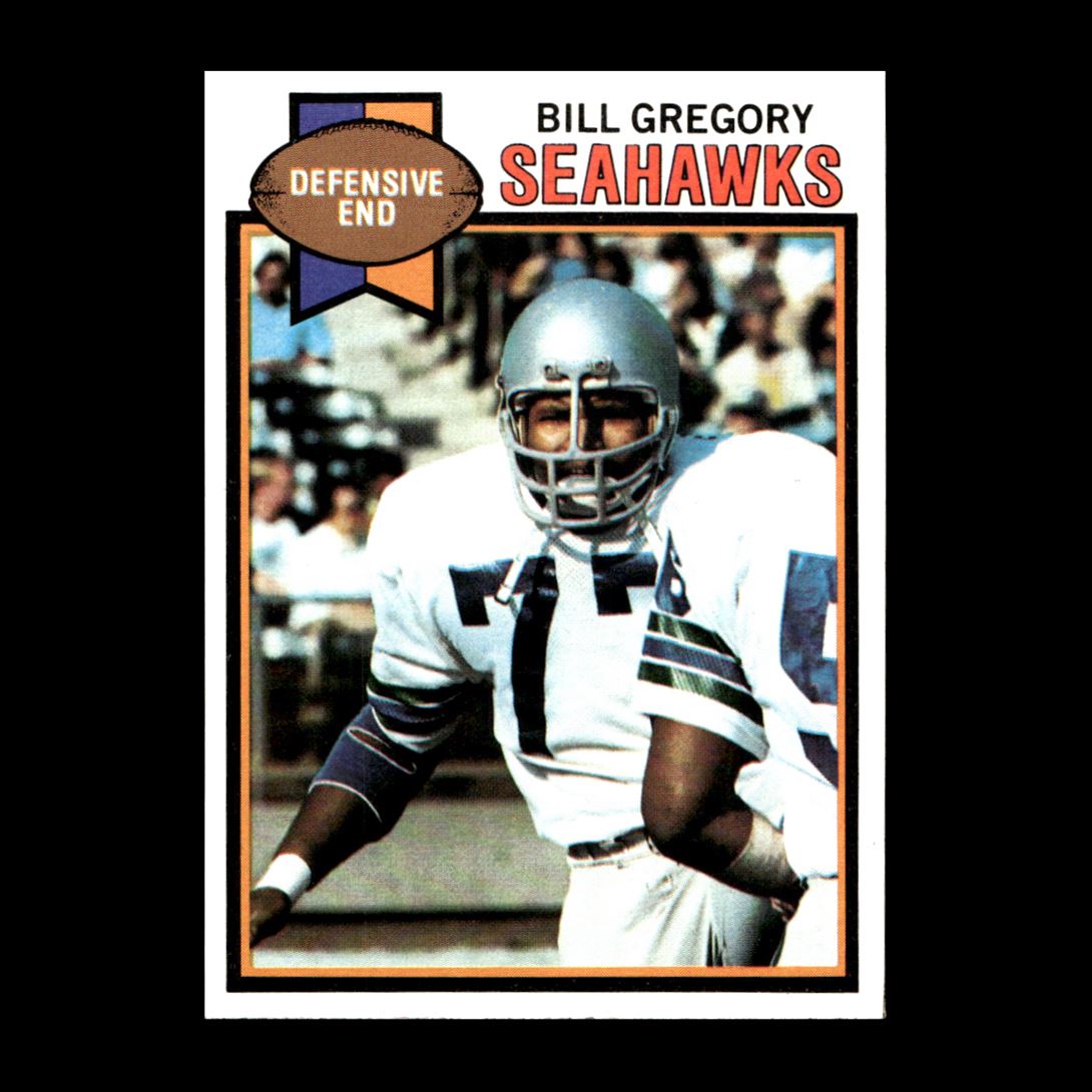 Bill Gregory 1979 Topps Rookie Seattle Seahawks #39 R309I 1 | eBay