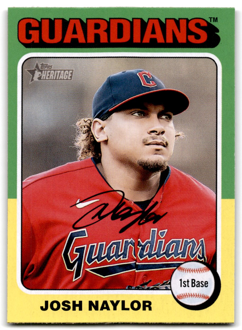 2024 Topps Heritage Josh Naylor Cleveland Guardians #302 | eBay