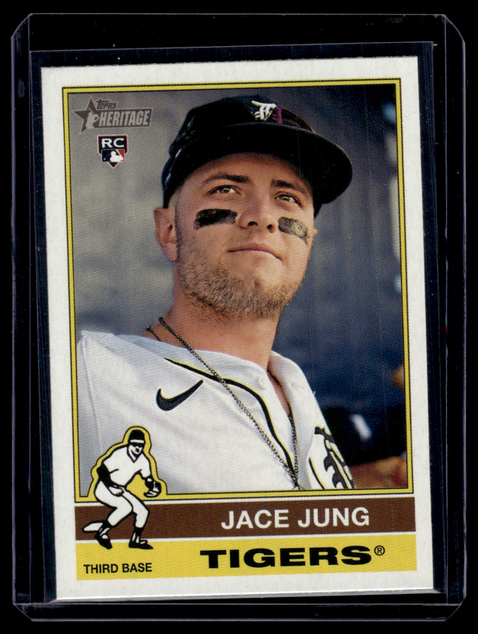 2025 Topps Heritage Jace Jung RC Detroit Tigers #71 | eBay