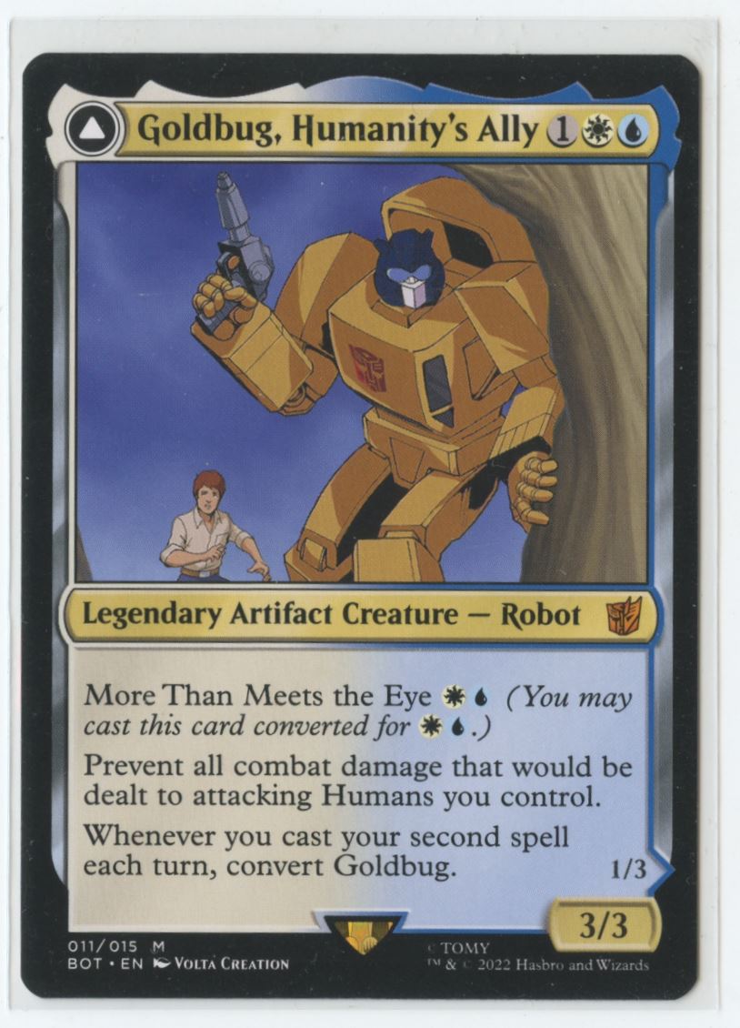 2022 MTG The Brothers' War Tansformers Goldbug, Humanity's