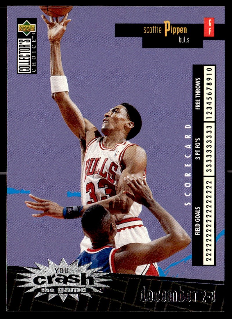 1996-97 Collector's Choice You Crash the Game Scottie Pippen