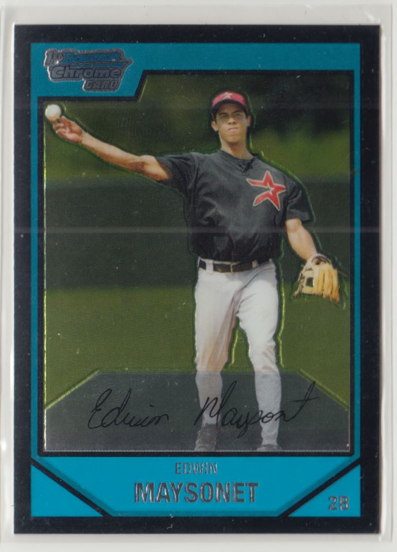 2007 Bowman Chrome Prospects Edwin Maysonet #BC33