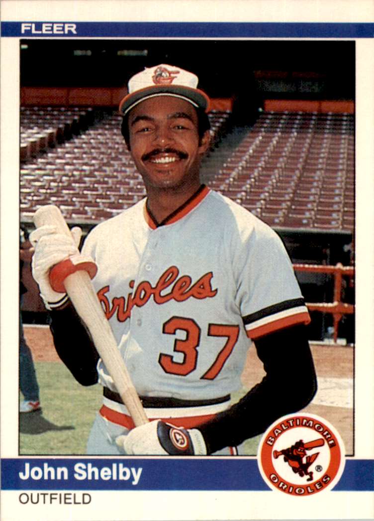 1984 Fleer Complete Your Set John Shelby Baltimore Orioles #20 | eBay