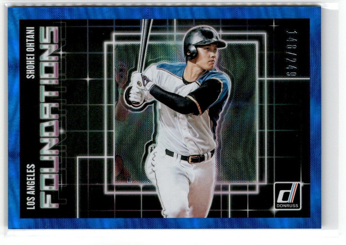 その他 2018 Shohei Ohtani 2018 PANINI DONRUSS FOUNDATIONS BLUE SHOHEI OHTANI /249
