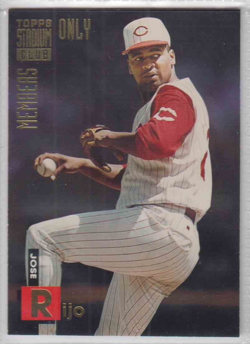 1994 Stadium Club Members Only 50 Jose Rijo #40