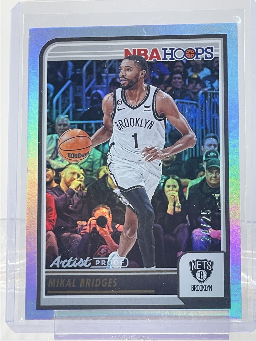 2023-24 NBA HOOPS ARTIST PROOF SILVER MIKAL BRIDGES on Kronozio