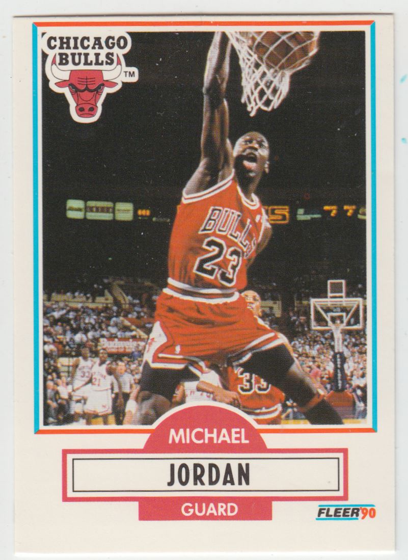 1990-91 Fleer Michael Jordan #26 card front image