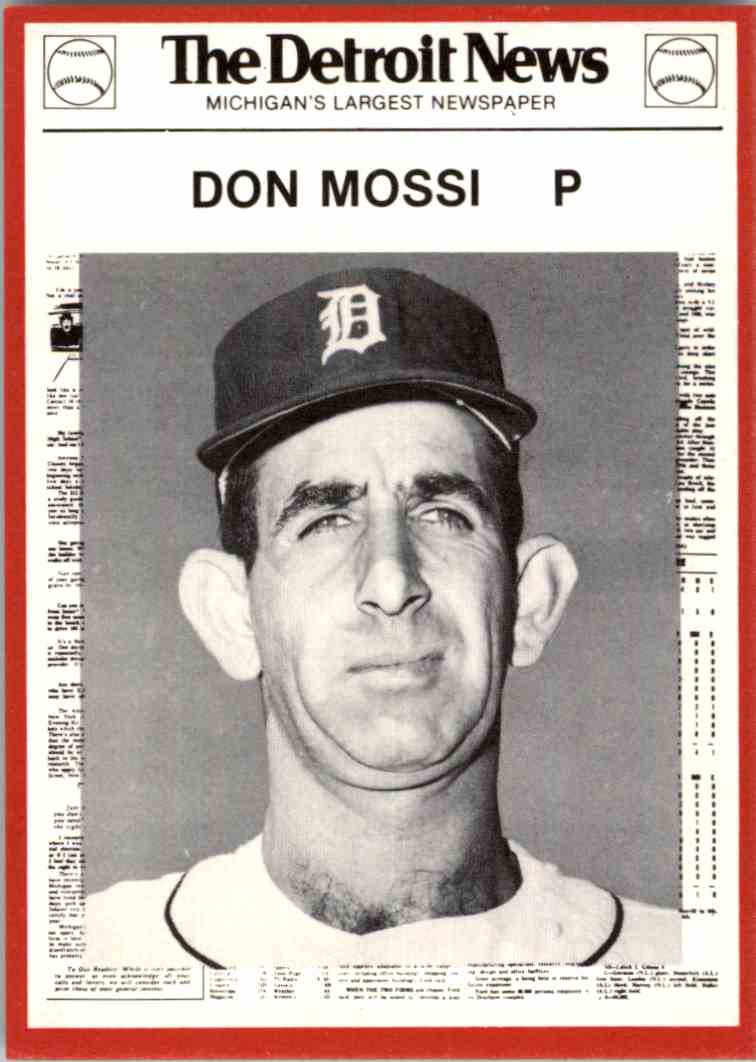  1964 Topps # 335 Don Mossi Detroit Tigers (Baseball Card) VG/EX  Tigers : Collectibles & Fine Art